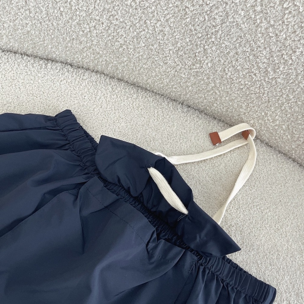 Miu Miu workwear jacket, trousers with low waist pockets, and short skirt set - Picture 8 of 8